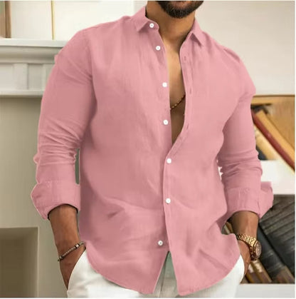 Camisa de Lino Premium Hombre