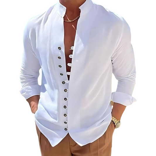 Camisa de Lino Luxury Spring.