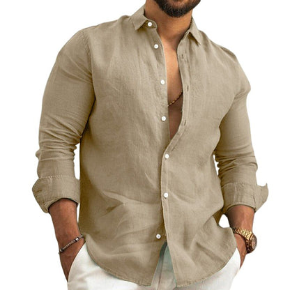 Camisa de Lino Premium Hombre