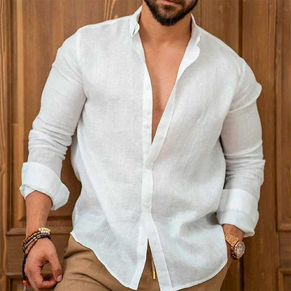 Camisa de Lino Premium Hombre