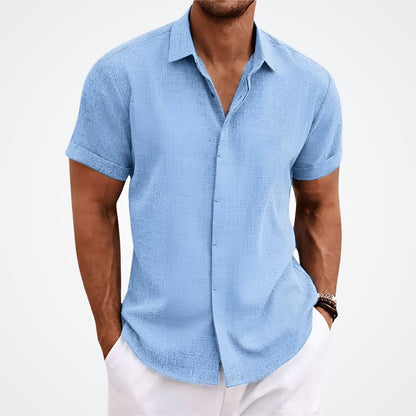 Camisa de Lino Spring Elegance.