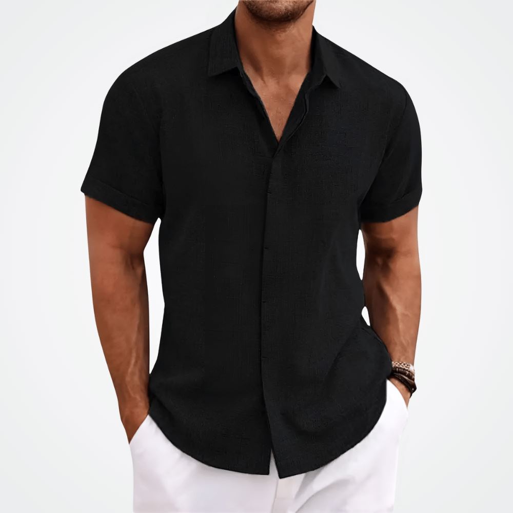 Camisa de Lino Spring Elegance.