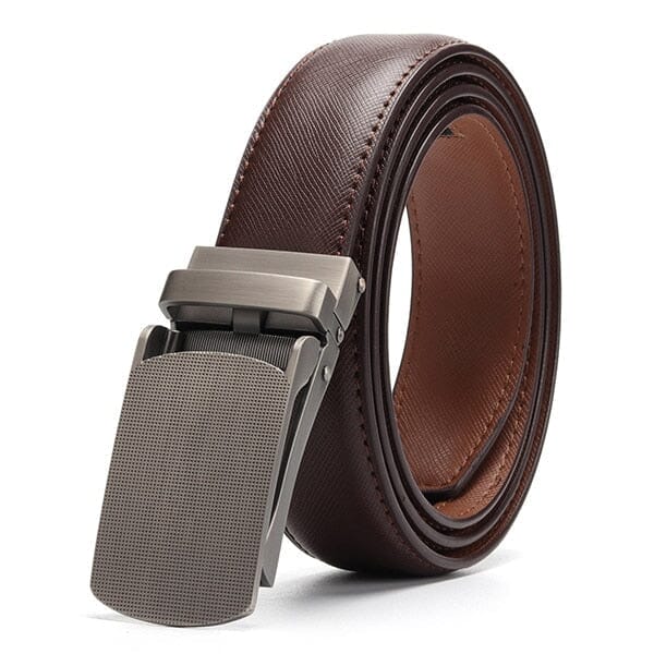 Cinturón Masculino de Hebilla Automática y Cuero DWTs