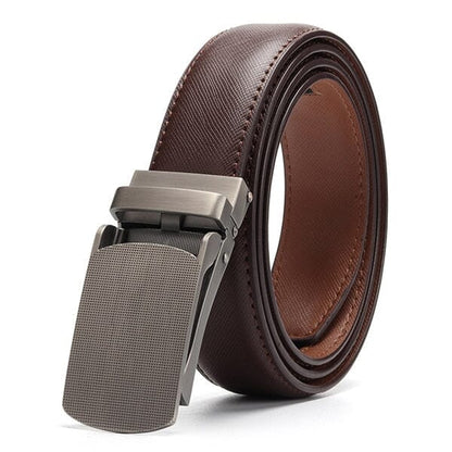 Cinturón Masculino de Hebilla Automática y Cuero DWTs
